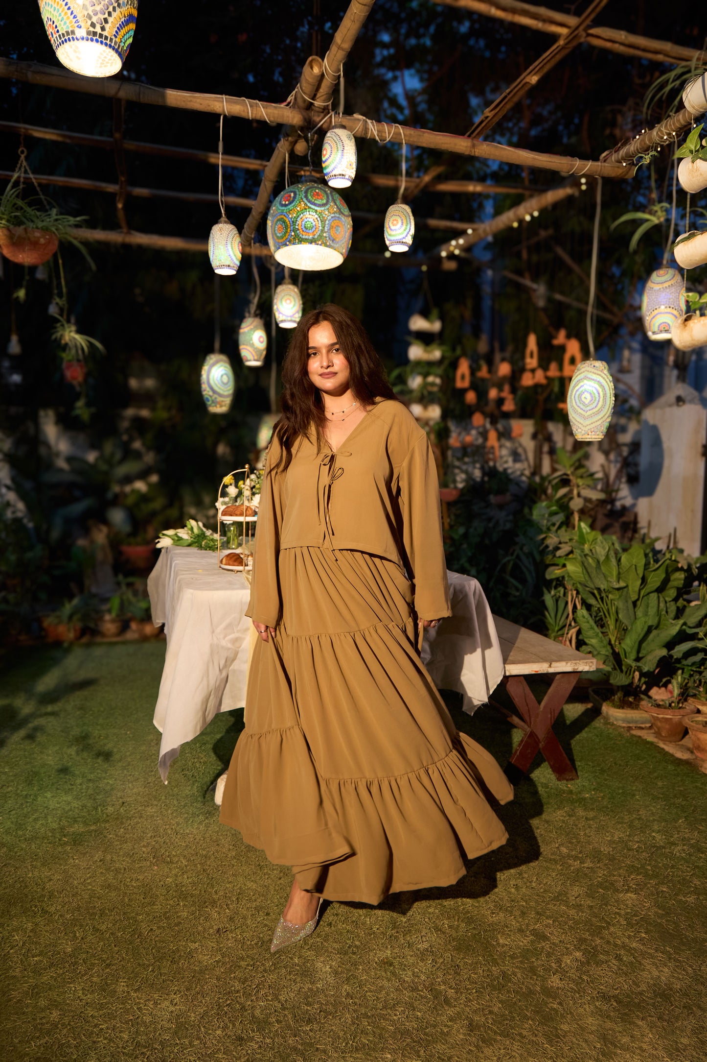 SYKA Golden Hour Skirt Top Set
